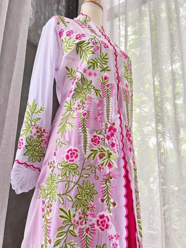 Fuschia Orchid Sultanah Kebaya - Image 4