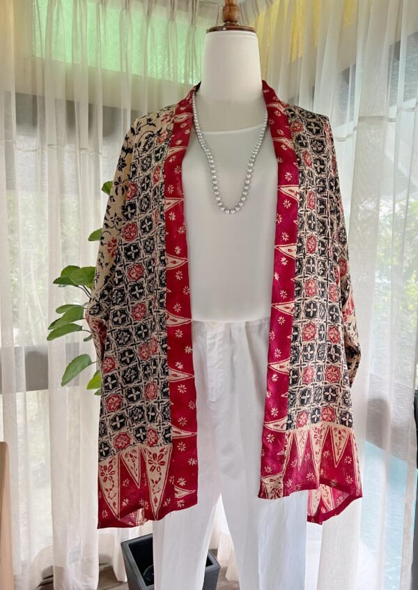 Black Red Refined Cardigan - Image 6