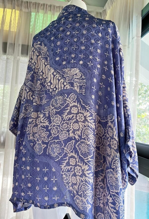 Blue Refined Cardigan