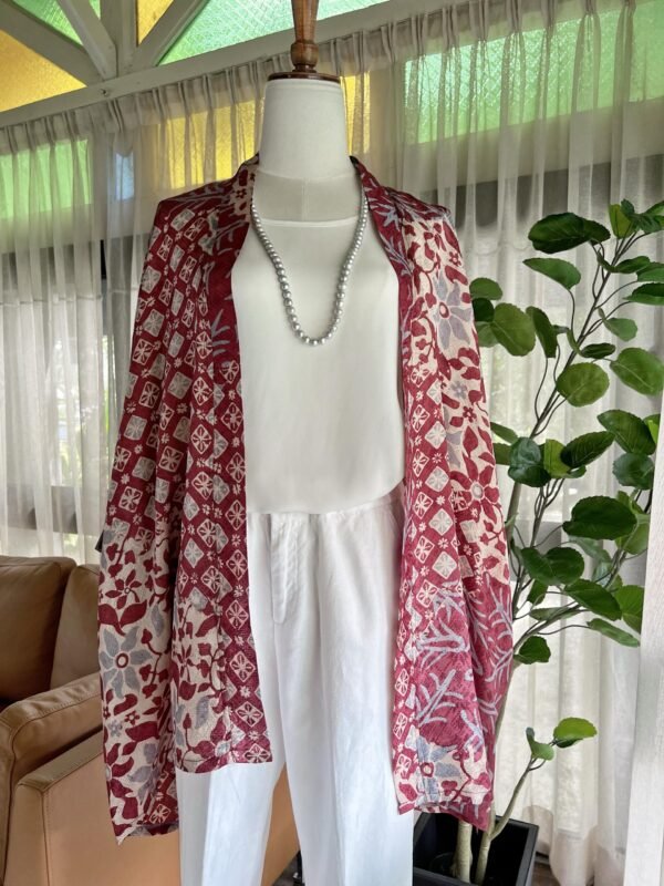 Maroon Refined Cardigan - Image 2