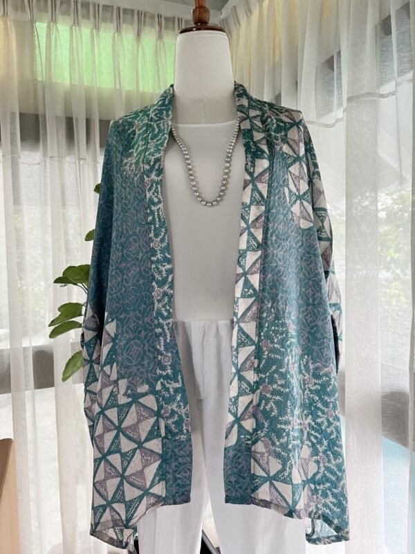 Green Teal Refined Cardigan - Image 2