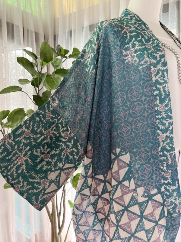 Green Teal Refined Cardigan