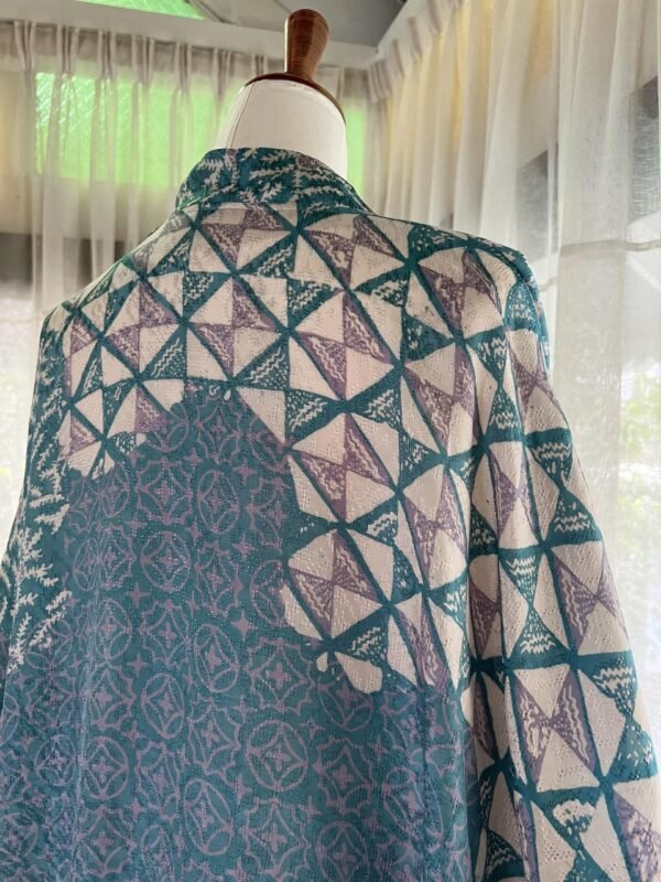 Green Teal Refined Cardigan - Image 4
