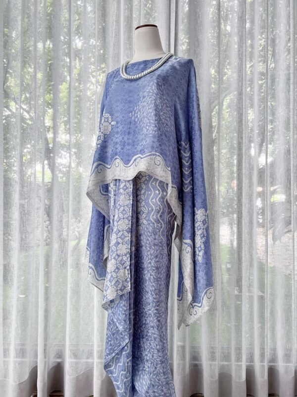 Blue Dolman Sleeve