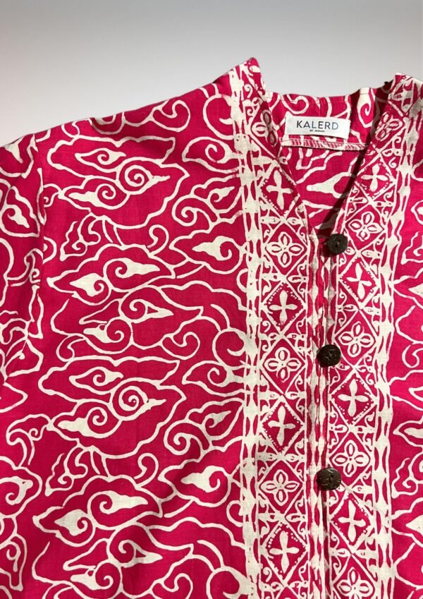 Adult Cotton Kebaya (Magenta Pink) - Image 6