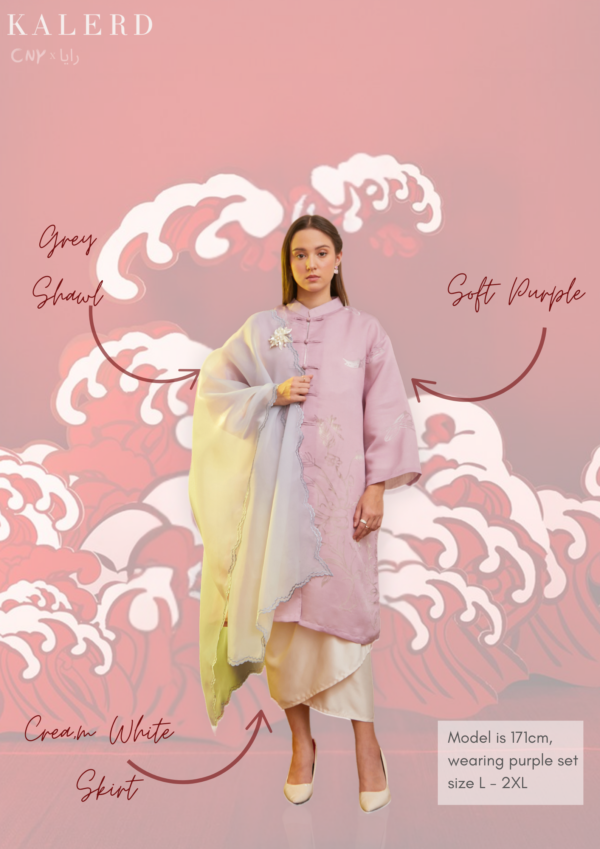 Hana Rui Mandarin Kebaya (PREORDER) - Image 6