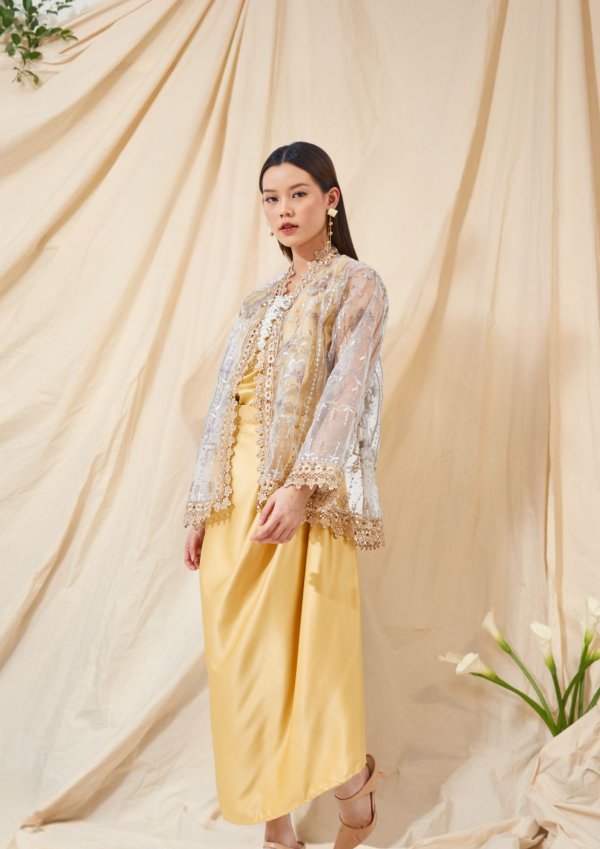Bunga Yellow Kebaya (PREORDER)