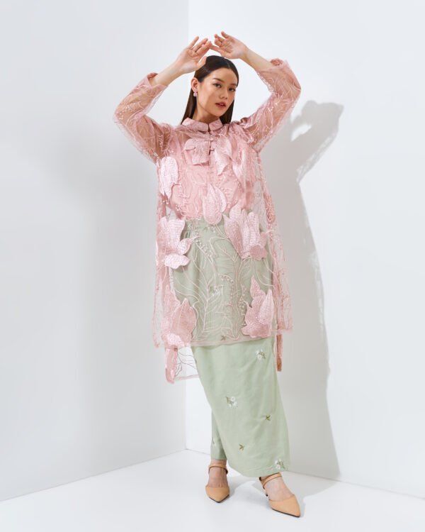 Annamaria Mandarin Kurung (PREORDER) - Image 4