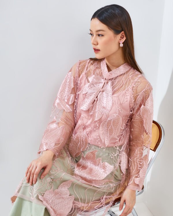 Annamaria Mandarin Kurung (PREORDER) - Image 2