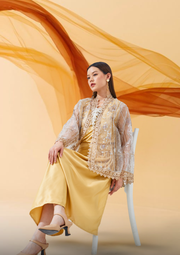 Bunga Yellow Kebaya (PREORDER) - Image 4